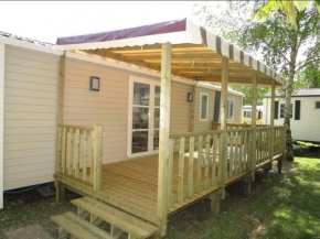 Mobil-home avec WIFI 6 à 8 couchages Domaine 4 étoiles au cœur des Châteaux de la Loire